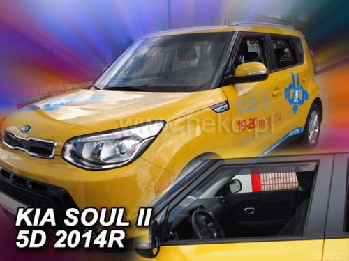 Heko 2 Pe bucăți deflector KIA Soul 5 ușă 2013- (20164)