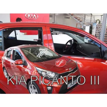  Heko 4 Pe bucăți deflector KIA Picanto 5 ușă 2017- (20177)