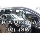 Heko 4 Pe bucăți deflector Kia Optima JF IV 5 ușă/SW 2016- (20184)