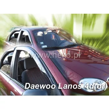   Heko 4 Pe bucăți deflector Daewoo/Chevrolet Lanos 4 ușă sedan 1997-2003 (21418)