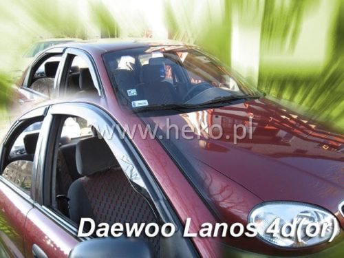 Heko 4 Pe bucăți deflector Daewoo/Chevrolet Lanos 4 ușă sedan 1997-2003 (21418)