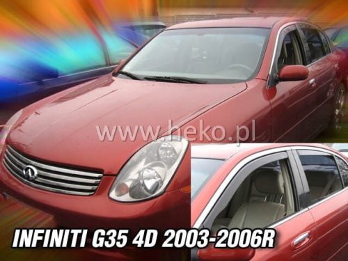 Heko 4 Pe bucăți deflector Infinity G 4 ușă 2003-2006 (21508)