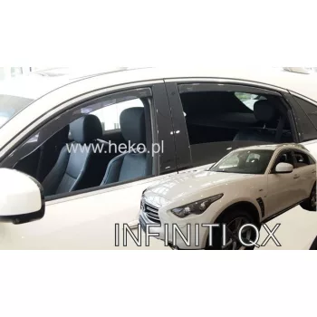   Heko 4 Pe bucăți deflector Infinity FX30d 5 ușă 2010-, QX70 5 ușă 2013- (21510)