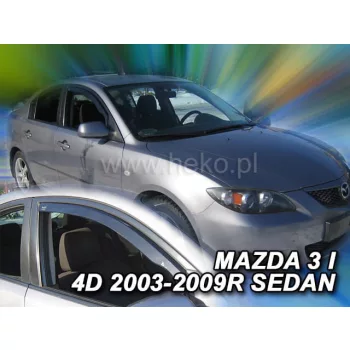   Heko 2 bucăți Deflector de vânt Mazda 3 4 uși sedan 2004-2008, Mazda 3 5 uși înclinat spate 2003-2008 (2