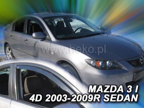 Heko 2 Pe bucăți deflector Mazda 3 4 ușă sedan 2004-2008 , Mazda 3 5 ușă hatchback 2003-2008 (2