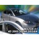 Heko 2 Pe bucăți deflector Mazda 3 4 ușă sedan 2004-2008 , Mazda 3 5 ușă hatchback 2003-2008 (2