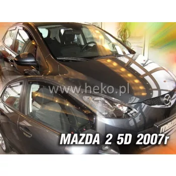   Heko 2 Pe bucăți deflector Mazda 2 5 ușă hatchback 2007-2009 (23142)