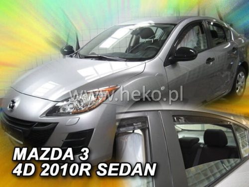 Heko 4 Pe bucăți deflector Mazda 3 4 ușă sedan 2009- (23153)