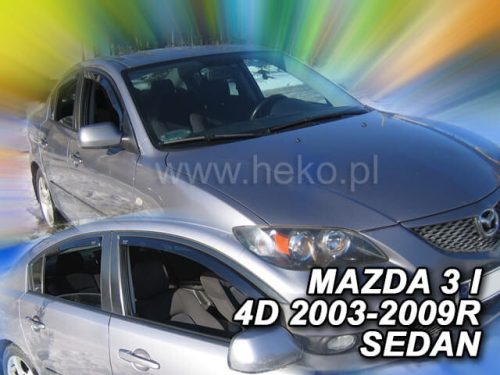 Heko 4 Pe bucăți deflector Mazda 3 4 ușă sedan 2004-2008