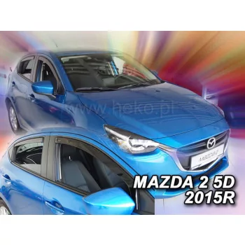   Heko 4 Pe bucăți deflector Mazda 2 5 ușă hatchback 2014- (23166)