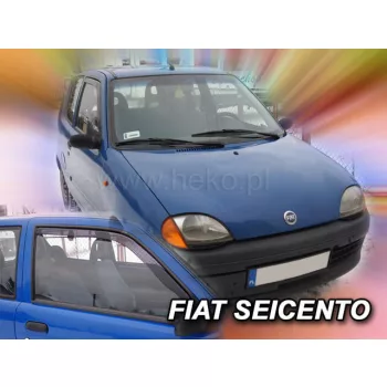   Heko 2 Pe bucăți deflector Fiat Seicento 3 ușă hatchback 1998-
