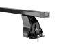 Menabo Omega Black L negre oțel Suport de acoperiș încuiabil KIT41G