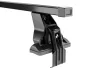Menabo Omega Black L negre oțel Suport de acoperiș nu poate fi încuiat KIT45G
