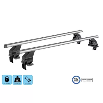   Menabo Omega aluminiu M Suport de acoperiș încuiabil KIT37G