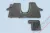 Rezaw covorașe de cauciuc negre Volkswagen TRANSPORTER T5 CAR. 2003-2015, T6 2015-2019, T6.1 2019-