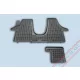 Rezaw covorașe de cauciuc negre Volkswagen TRANSPORTER T5 CAR. 2003-2015, T6 2015-2019, T6.1 2019-
