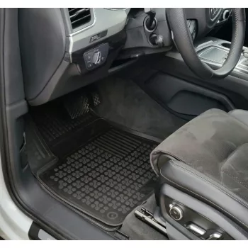   Rezaw covoare auto negre Audi Q7 2015-, Q8 SUV 2018-tól (200318)