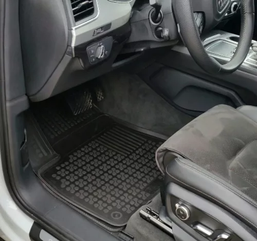 Rezaw covoare auto negre Audi Q7 2015-, Q8 SUV 2018-tól (200318)