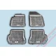 Rezaw covoare auto negre FORD FUSION Minivan facelift után 2005-2012 (200603)