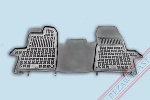 Rezaw covoare auto negre FORD TRANSIT CUSTOM Van cu 2 locuri cu două scaune individuale, față, Veze