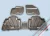 Rezaw covoare auto negre FORD S-MAX II 2015-, Galaxy 2015-2023 (200625)