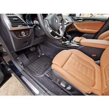   Rezaw covoare auto negre Bmw X3 (G01) 2017 -, X4 (G02) 2018 -(200727)