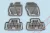 Rezaw covoare auto negre Mazda CX7 SUV 2009-2012 (200807)