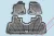 Rezaw covoare auto negre HONDA Civic VII Hatchback 5 uși 2001-2006 (200906)