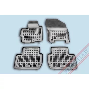   Rezaw covoare auto negre CITROEN C-CROSSER SUV cu tăierea pentru stingător în covorul de pasageri