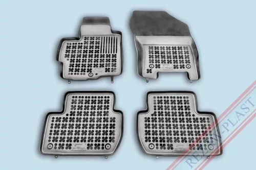 Rezaw covoare auto negre CITROEN C-CROSSER SUV cu tăierea pentru stingător în covorul de pasageri