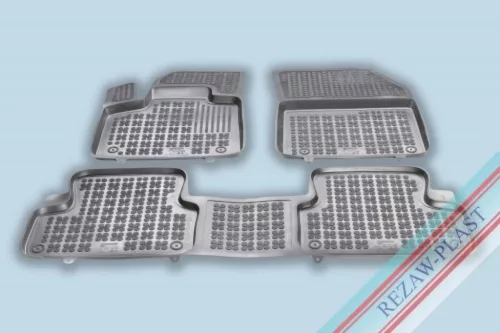 Rezaw covoare auto negre CITROEN DS7 CROSSBACK Hatchback variantă cu tunel pe podeaua din spate 201