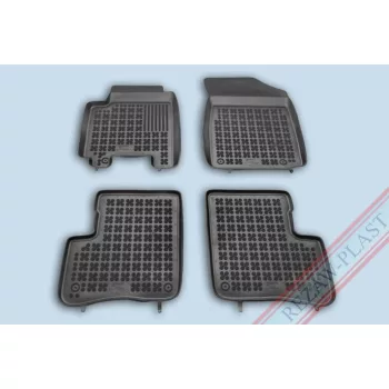   Rezaw covoare auto negre TOYOTA Yaris I 1999 - 2005 5 uși, cu tăiere pentru stingător