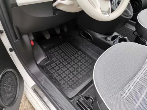 Rezaw covoare auto negre FIAT 500 hybrid 2020- (nu este bun pentru electric)(201522)