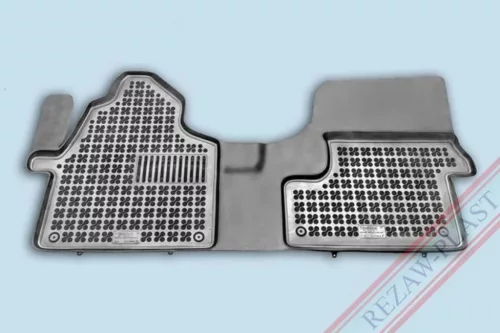 Rezaw covorașe de cauciuc negre Mercedes SPRINTER II 06 - 18, SPRINTER III 18 -, VW Crafter I 06-16