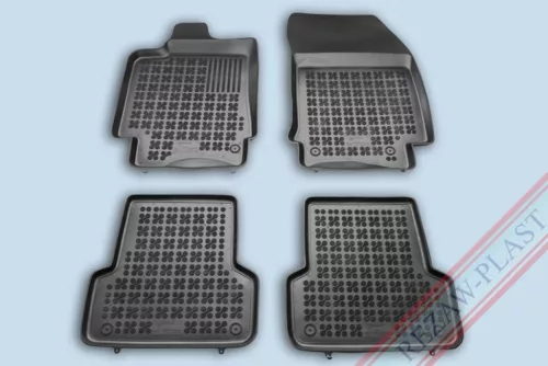 Rezaw covorașe de cauciuc negre Renault LAGUNA III Hatchback/Liftback/break/Sedan/Coupe 200