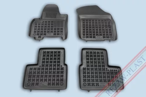 Rezaw covoare auto negre Suzuki SX4 sedan cu tăiere pentru stingător în covorul șoferului 2006-
