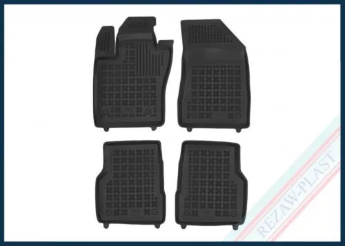 Rezaw covorașe de cauciuc negre Alfa Romeo TONALE Plug - in Hibrid (PHEV), Mild Hibrid (MHEV) 2022 -
