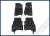 Rezaw covoare auto negre Jeep GLADIATOR (JT) versiune cu sistem audio Alpine, 4x4 (AWD) 2021 -