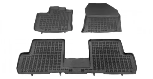 Rezaw covorașe de cauciuc negre DACIA LODGY Minivan cu 5 locuri din 2012 (203404A)