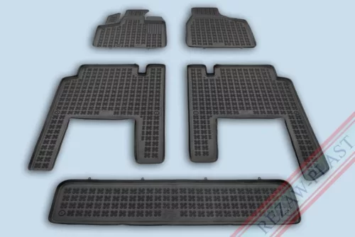 Rezaw covoare auto negre Chrysler VOYAGER 7 locuri 2005-2011
