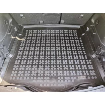   Rezaw covorașe negre din cauciuc pentru portbagaj NISSAN X-TRAIL III T32 SUV cu tavă inferioară, înainte de facelift 2013-2