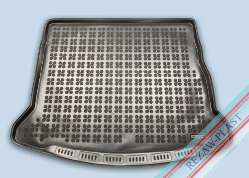 Rezaw covorașe negre din cauciuc pentru portbagaj RENAULT ESPACE V Van 5 locuri, 7 locuri (3 rânduri de scaune