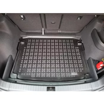   Rezaw covorașe negre din cauciuc pentru portbagaj SKODA KAROQ Crossover cu tracțiune 4x2, cu kit de reparare 2017-