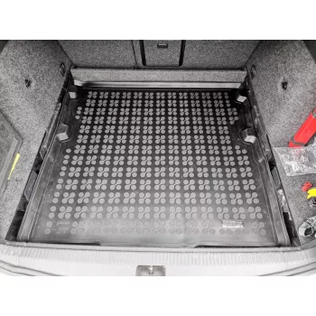   Rezaw covorașe negre din cauciuc pentru portbagaj SKODA Octavia III combi cu tavă inferioară 2013-2019 (231537)