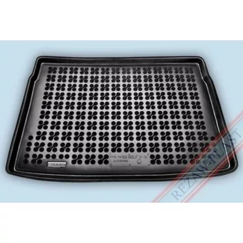   Rezaw tavă de portbagaj din cauciuc neagră Volkswagen GOLF VI Hatchback cu roată de rezervă szerelt versiune (t
