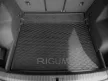Eco negru cauciuc covorașe pentru portbagaj kb 1 cm peremmel Audi Q3 Sportback 2019-