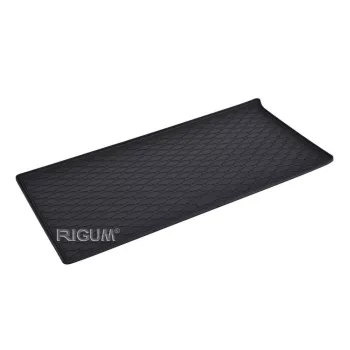   Eco negru cauciuc covorașe pentru portbagaj kb 1 cm perem cu FIAT 500 Hatchback 2007-2020