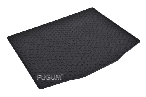 Eco negru cauciuc covorașe pentru portbagaj kb 1 cm perem cu FORD Kuga III 2020- cu roată de rezervă sau kit de reparare