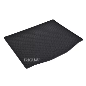   Eco negru cauciuc covorașe pentru portbagaj kb 1 cm perimetrul FORD Focus HB 2011- roată de rezervă(408171)