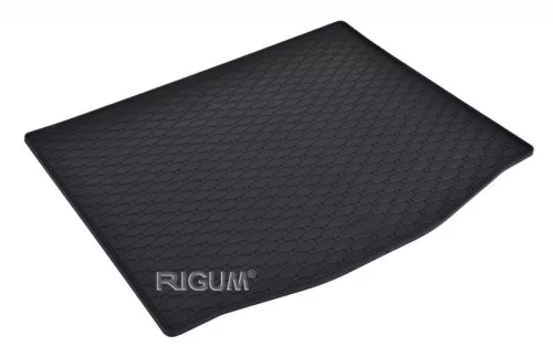 Eco tavă de portbagaj din cauciuc neagră kb 1 cm cu margine FORD Focus HB 2011- cu roată ajutătoare(408171)